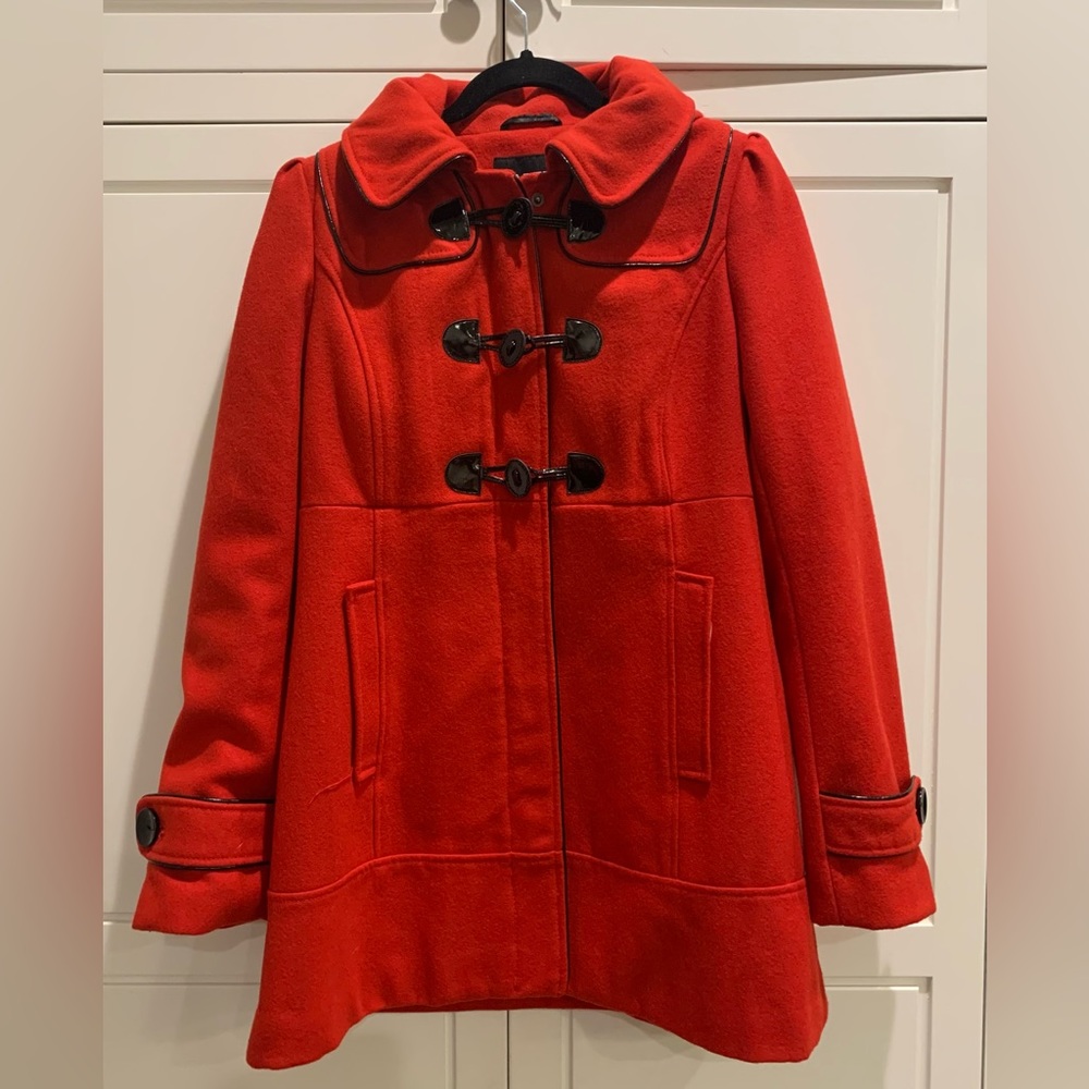 Apt 9 Red Pea Coat
